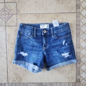 Abercrombie & Fitch Kids Blue Denim Shorts